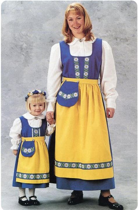 swedish national costume dress for ladies etsy