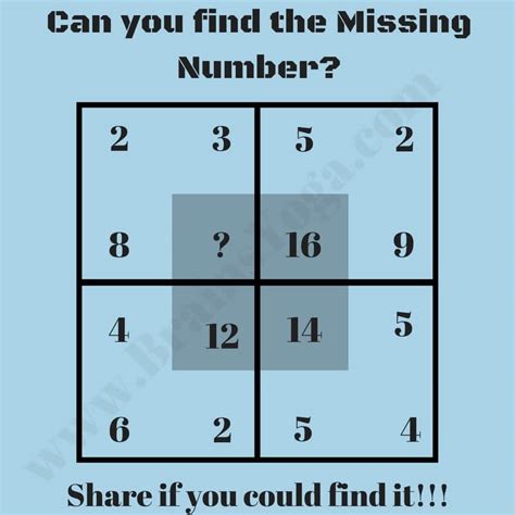 Answer Key Maths Brain Teasers With Answers Gamers Smart