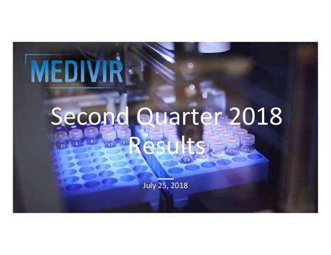 Medivir Ab Adr 2018 Q2 Results Earnings Call Slides Otcmktsmvrby