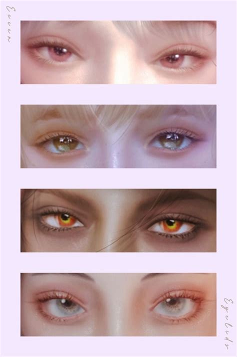 Eccen Eyelids N1 Sims 4 Sims Sims 4 Cc Eyes