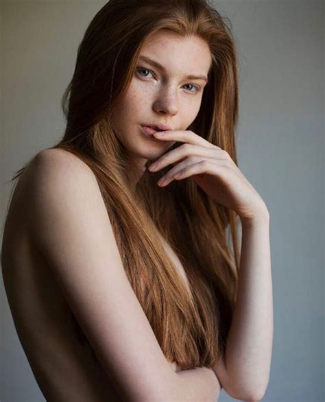 Dasha Milko Beautiful Redhead Beautiful Women Becoming A Model Russian Fashion Dark Eyes