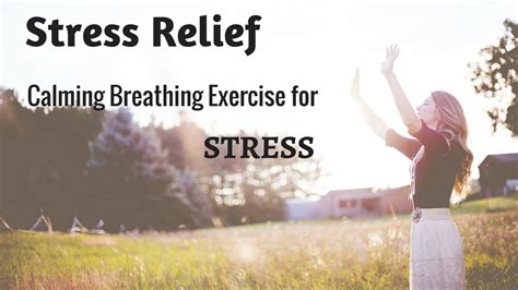 Ozela Kate Stress Relief Calming Breathing Exercise For Stress