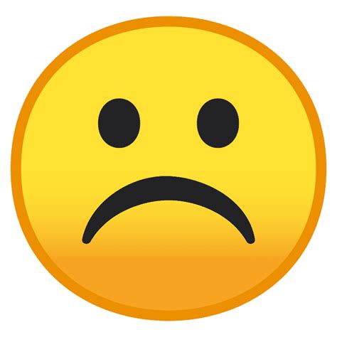 Frowning Face Emoji Clipart Free Download Transparent Png Creazilla