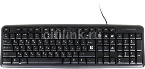 Клавиатура Defender Element Hb 520 Ps2 Ru Ps2 черный 45520 плохая