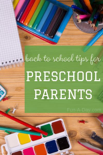 7 Must Read Back To School Tips For Parents Of Preschoolers Artofit