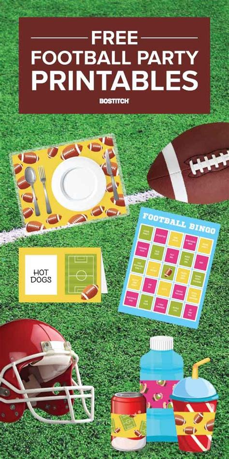printable football party decorations