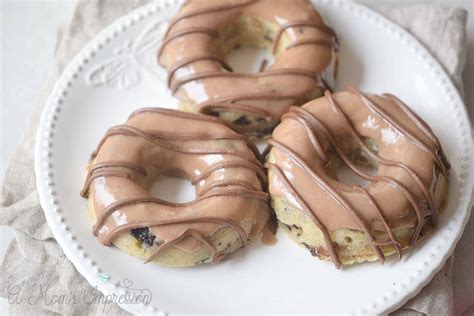 Simple And Delicious Baked Chocolate Chip Donuts