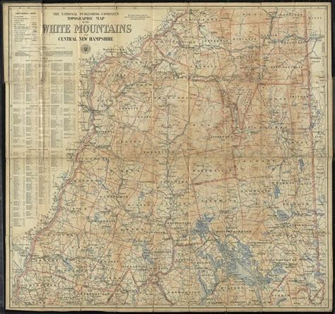 The National Publishing Companys Topographic Map Of The