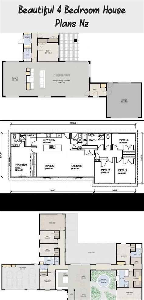 House Plans New Zealand 2020 4 Bedroom House Plans Bedroom House
