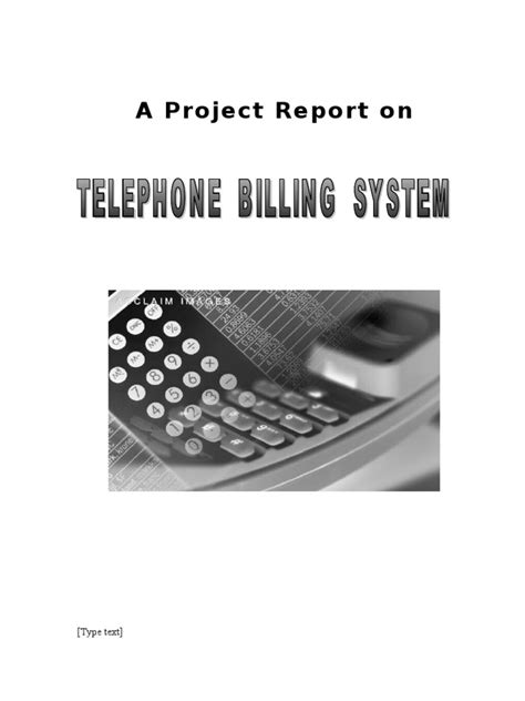 Telephone Billing System Pdf Graphical User Interfaces Databases