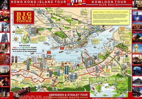 Map Of Hong Kong Bus Tour Hop On Hop Off Bus Tours And Big Bus Of Hong