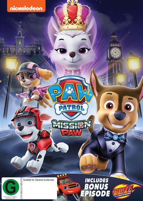 Paw Patrol Mission Paw Dvd Buy Now At Mighty Ape Australia
