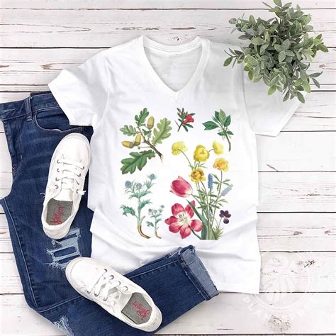 Vintage Wildblumen Shirt Garten Shirt Pflanzen Liebhaber Etsy