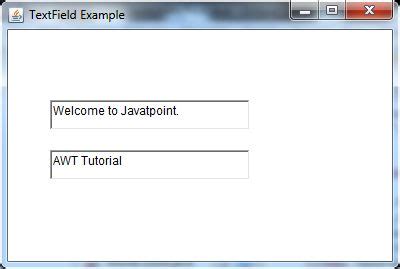 Java Awt Textfield Javatpoint Hot Sex Picture