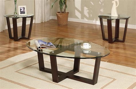 Vidaxl coffee table set 2 pieces reclaimed wood and steel 246294. Cherry Brown Modern Artistic 3PC Coffee Table Set w/Glass Tops