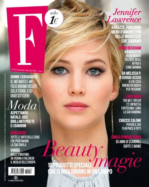 Jennifer Lawrence Fansite Jennifer Lawrence On The Cover Of An Italian