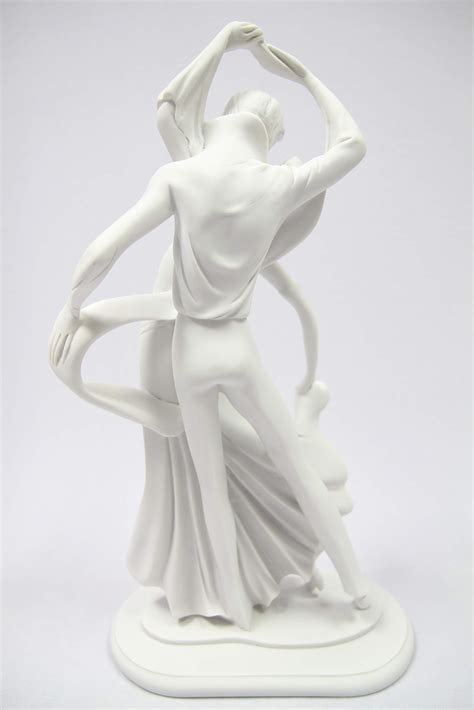 18 Romantic Couple Of Kiss Dancer Dance Statue Sculpture Figurine Art