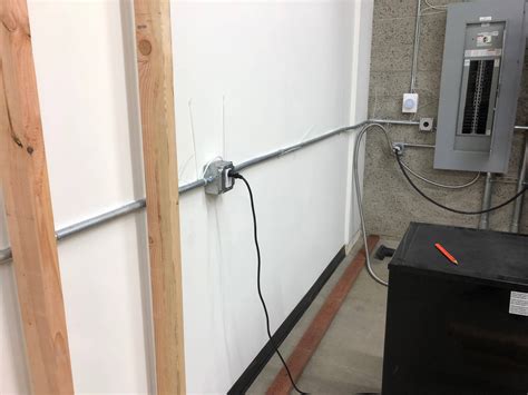 Requirements for the installation of wiring in houses prescribed in the regulations for electrical when passing through the twisting load currents, stranding place heated, and from. electrical - Going from conduit to NM in new framed wall (commercial) - Home Improvement Stack ...