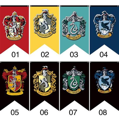 Harry Potter Hogwarts Gryffindor Flag Banners Birthday Decoration