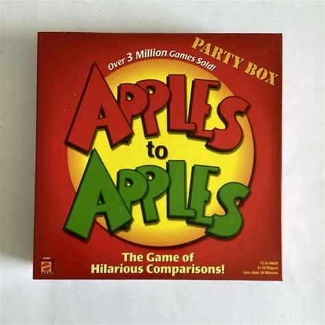 Mattel Games Apples To Apples Party Box Game Poshmark