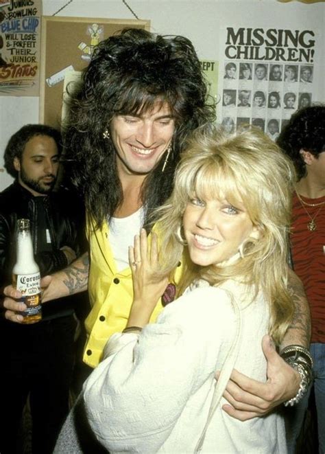 Tommy Lee And Wife Heather Locklear In 1987