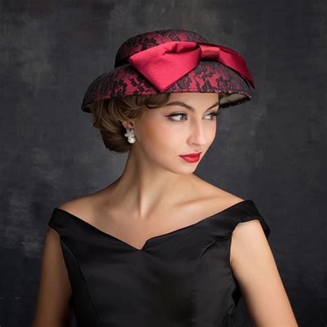 Lady Banquet Formal Fedora Hats Women Cocktail Wedding Party Church