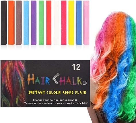 Hair Chalkhair Chalk Set Temporary Hair Colourtemporary Hair Chalk