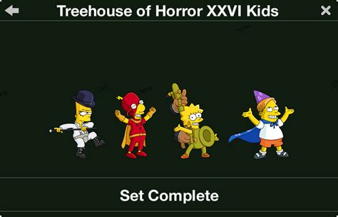 Categorytreehouse Of Horror Xxvi Kids The Simpsons Tapped Out Wiki