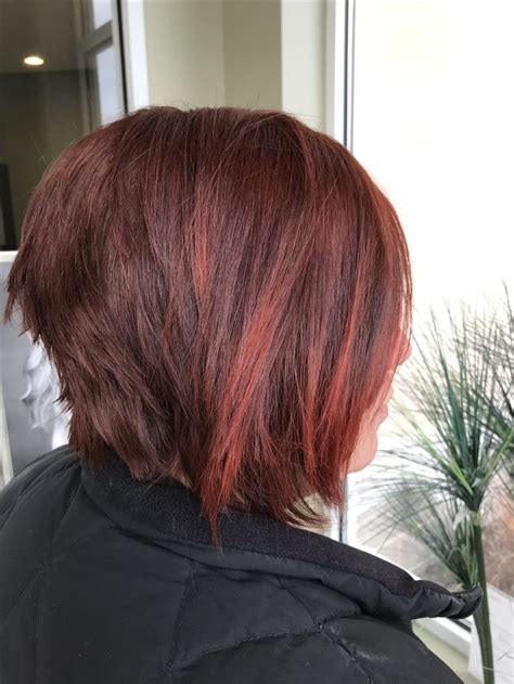 Red Hair Aveda Color Crafted By Katie S Ombre Balayage Aveda Color