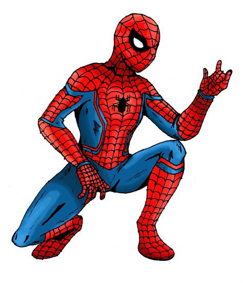 Download Old Classic Spiderman Costume Png Clipart Spiderman Clipart