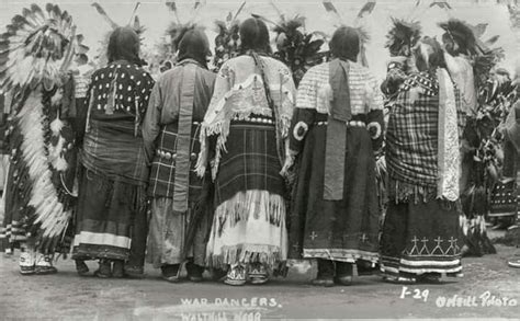 1905 Lakota Women Gather Around War Dancers Native American