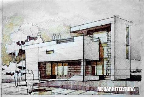 Freehand Architecture Architectural Drawing And Design Diagram