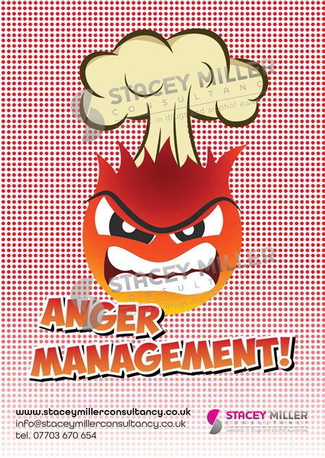 Anger Management Postcard Stacey Miller Consultancy Substance