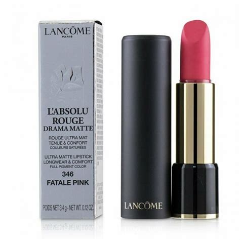 lancome l absolu rouge lipstick 346 fatale pink