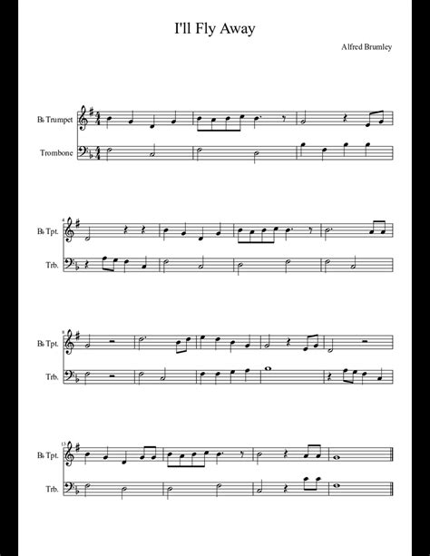 Ill Fly Away Sheet Music Download Free In Pdf Or Midi