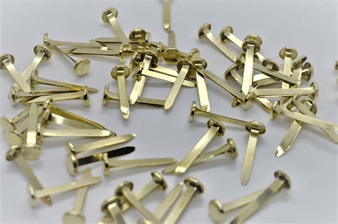 Gold Paper Clips 19mm Split Pin Fastener Pins Office School Etsy