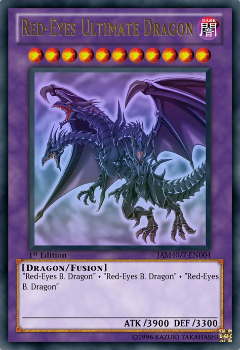 Fan Made Red Eyes Ultimate Dragon By Jam4077 On Deviantart