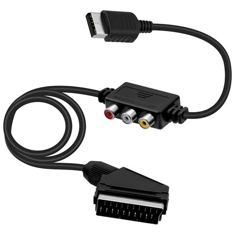 Rgb Scart Cable With Av Adapter For Sega Dreamcast Shophappily