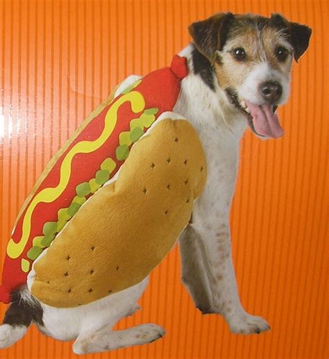 Nwt Dog Pet Halloween Costume Hot Dog Velcro Size Xsmall Small Med