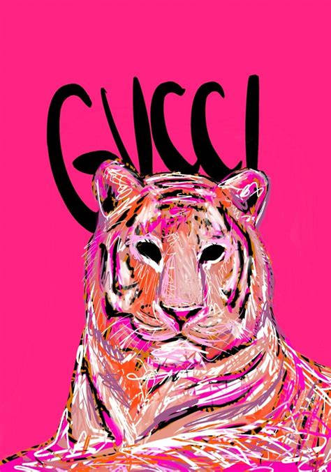 Gucci Tiger Fashion No 02 Poster Artsyfartsyeu
