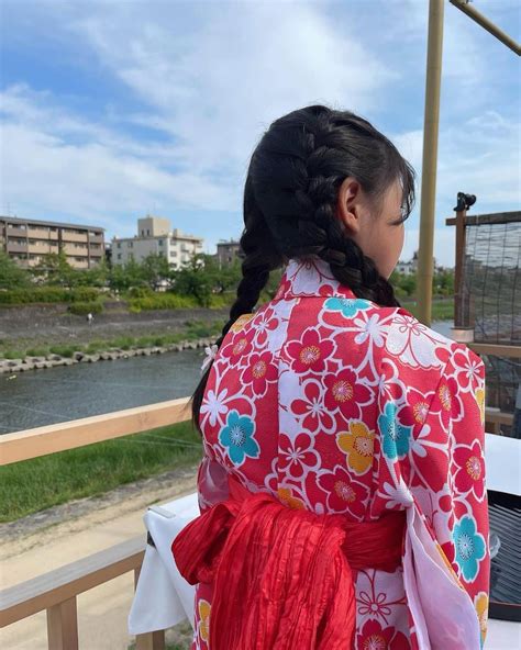 Miriさんのインスタグラム写真 Miriinstagram「gw京都👘 この浴衣チビさんがセレクトしてくれたの😎 普段自分じゃ選ば