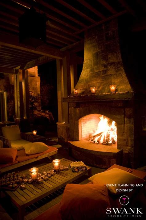 Cozy Cabin Fireplace