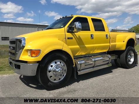 2007 Ford F650 Super Truck Crew Cab Dually Diesel Pickup