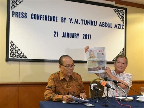 Disediakan oleh nursaidatul asma binti ab aziz. Tunku Abdul Aziz calls on Lim Kit Siang to make a public ...