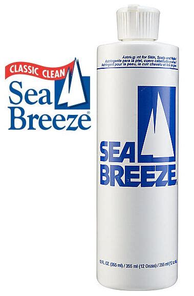 Sea Breeze Professional Pre Shampoo Astringent Skin Scalp Nails 12 Oz