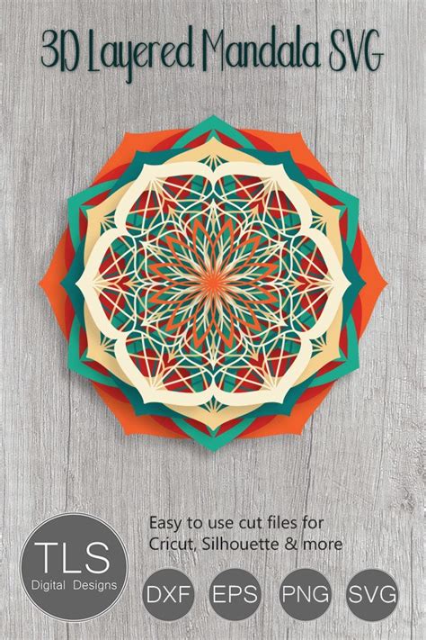 Free Free 3D Layered Mandala Tutorial 377 SVG PNG EPS DXF File