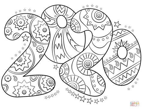 Check spelling or type a new query. 2020 Doodle coloring page | Free Printable Coloring Pages