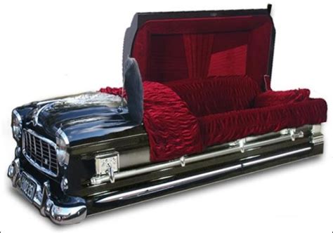 Car Coffin Coffin Bed Embroidered Bedding Funeral Caskets Last Ride