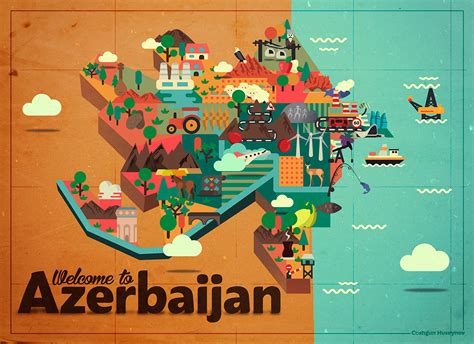 Welcome To Azerbaijan Poster On Behance