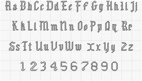 Creating your own samplers or inserting text into a pattern you design is as easy as abc when you use one of the hundreds of alphabet patterns available from kooler design studio. Free cross stitch alphabet, patterns, chart (med billeder ...